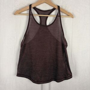 Lululemon Women's Sz 2/4 Heathered Plum Racerback Tank Top